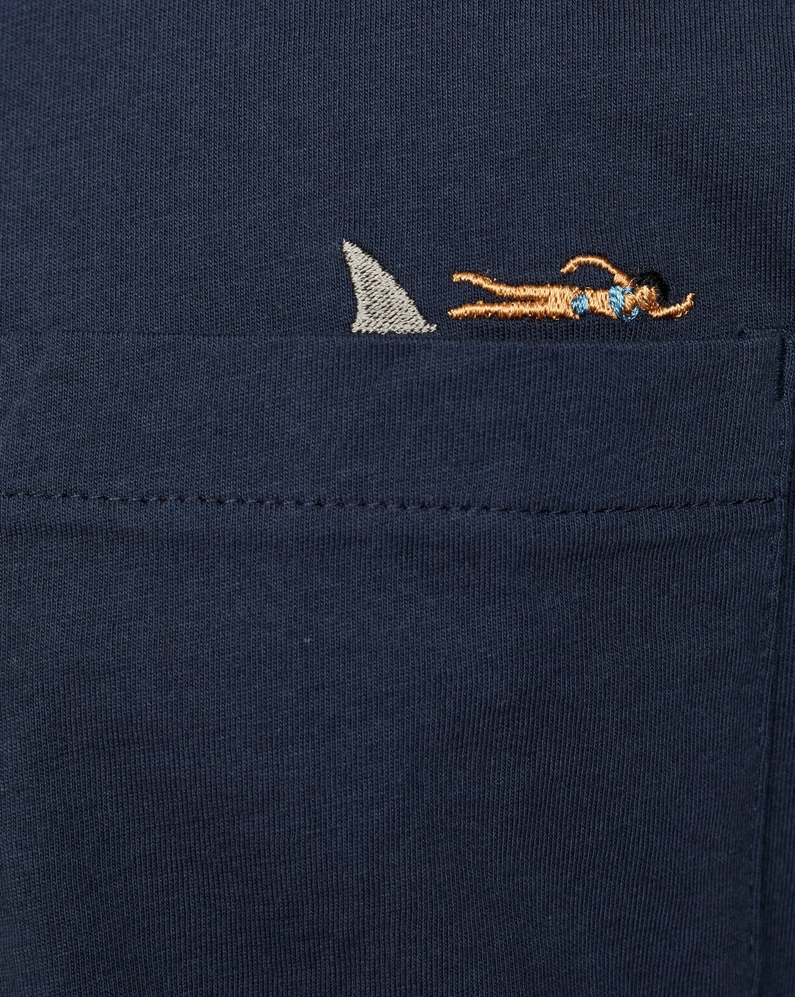 T-SHIRT SHARK NAVY