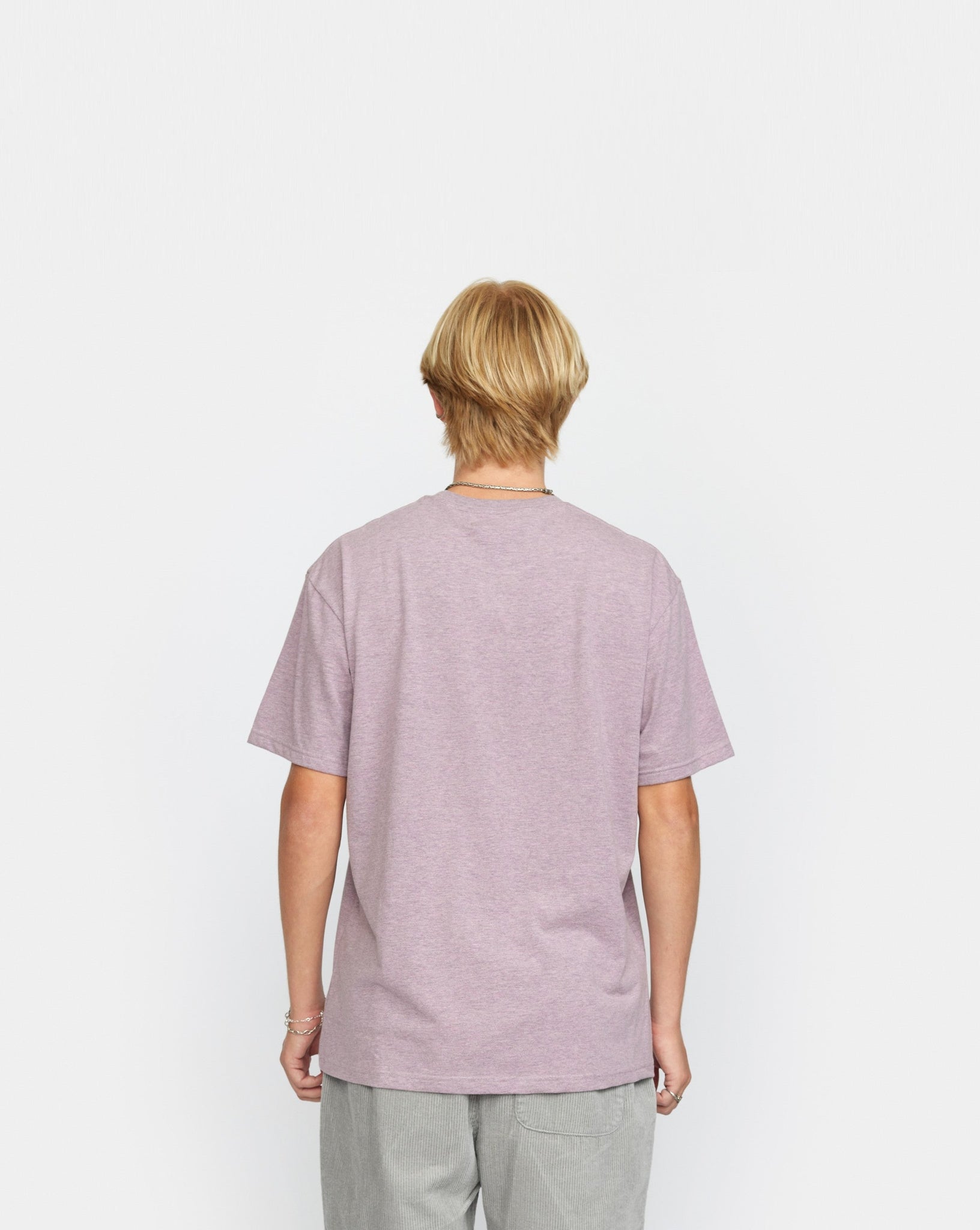 T-SHIRT AMPIA SURF PURPLE MELANGE