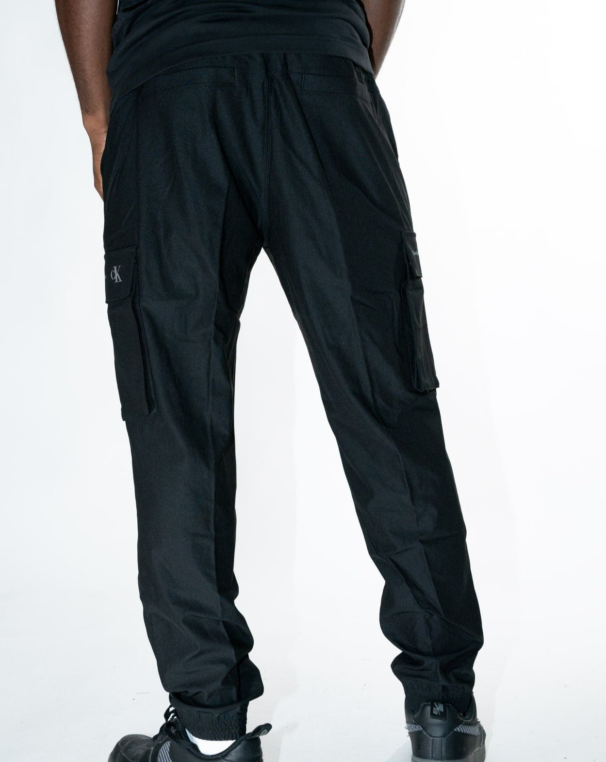 PANTALONE CARGO RIPSTOP LOGO NERO