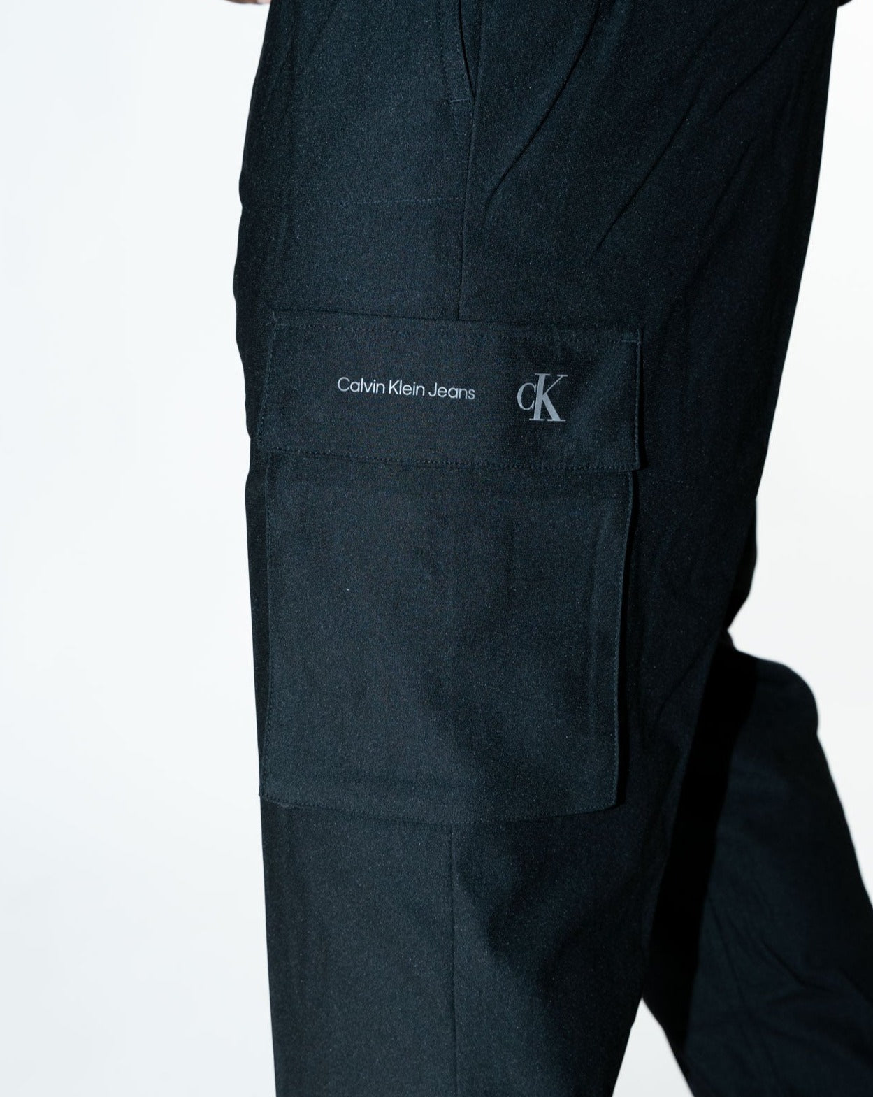 PANTALONE CARGO RIPSTOP LOGO NERO