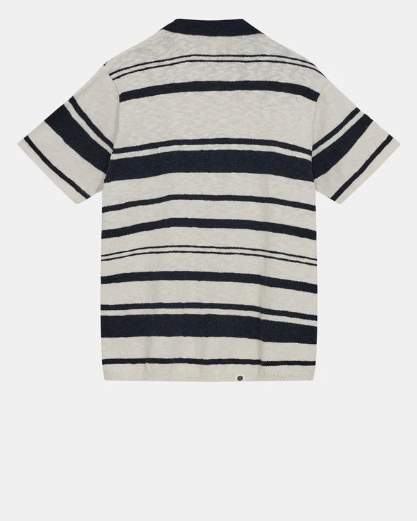 POLO AKSOFUS STRIPE SKY CAPTAIN