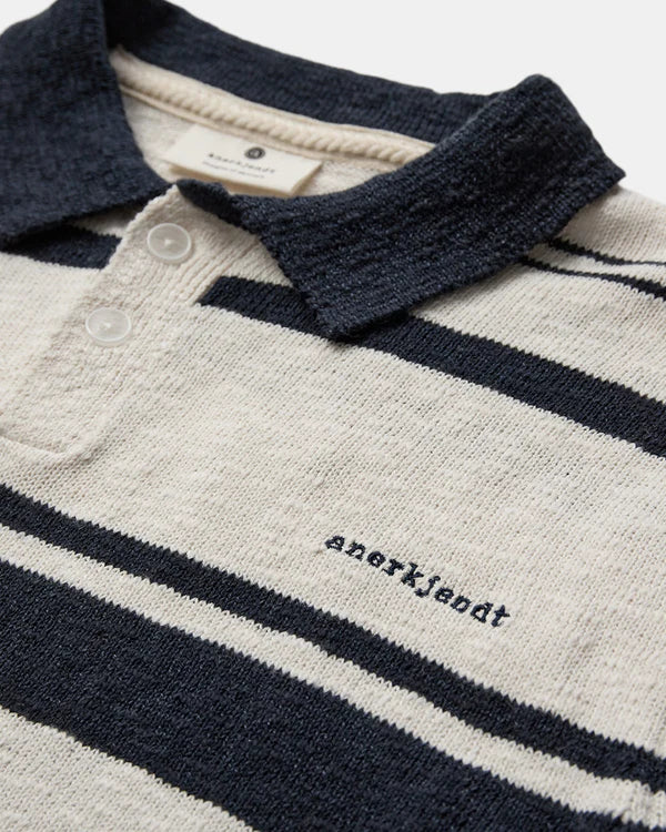 POLO AKSOFUS STRIPE SKY CAPTAIN