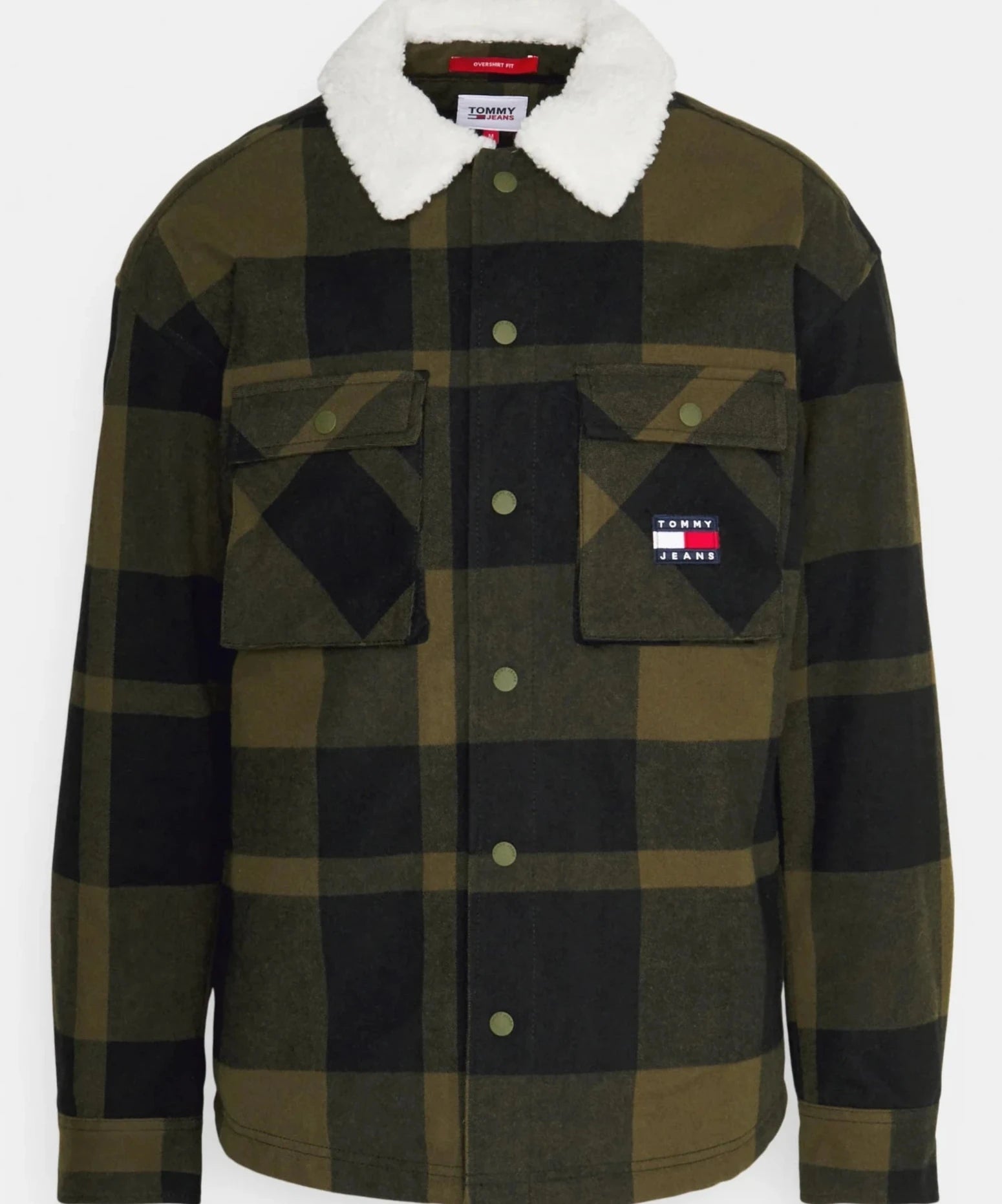 GIACCA LUMBERJACK OLIVE GREEN