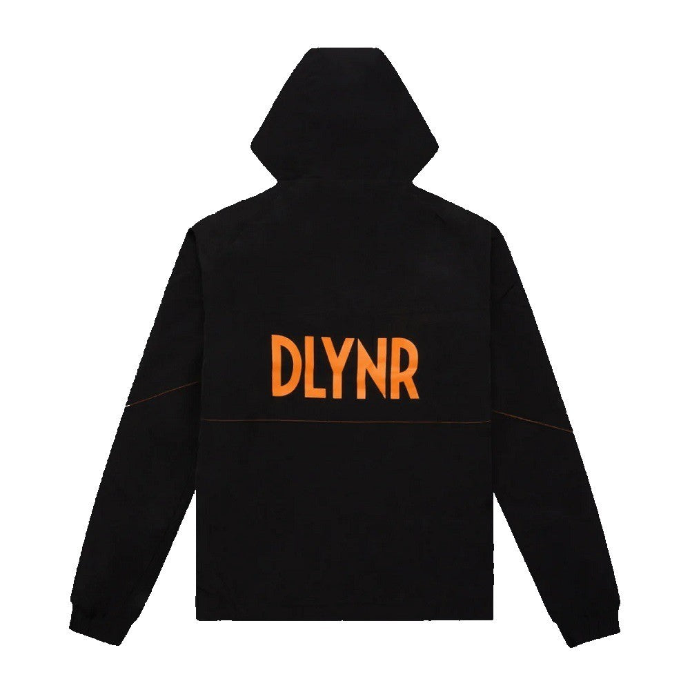 GIACCA ANORAK BLACK AND ORANGE- DOLLY NOIRE